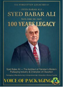 THE FORGOTTEN LEGACIES OF SYED BABAR ALI