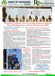 flexographic printing trainer and consultant Stefano d'Andrea d’Andrea