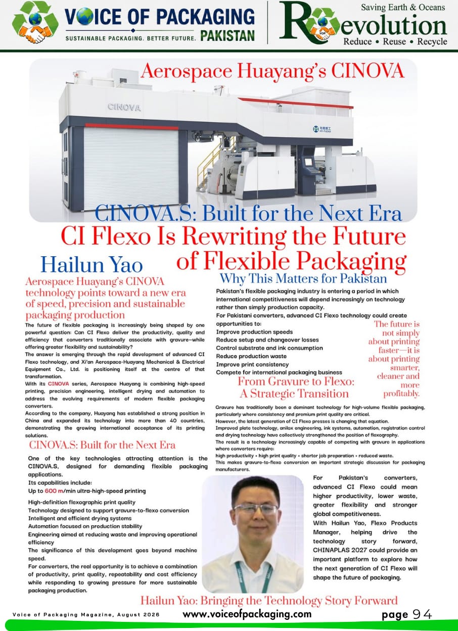 Aerospace Huayang #CINOVA.S: Built for the Next Era of Flexible Packaging