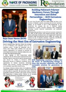 Omer Nawaz (RON) CEO & Founder, RON Extrusions Engineering