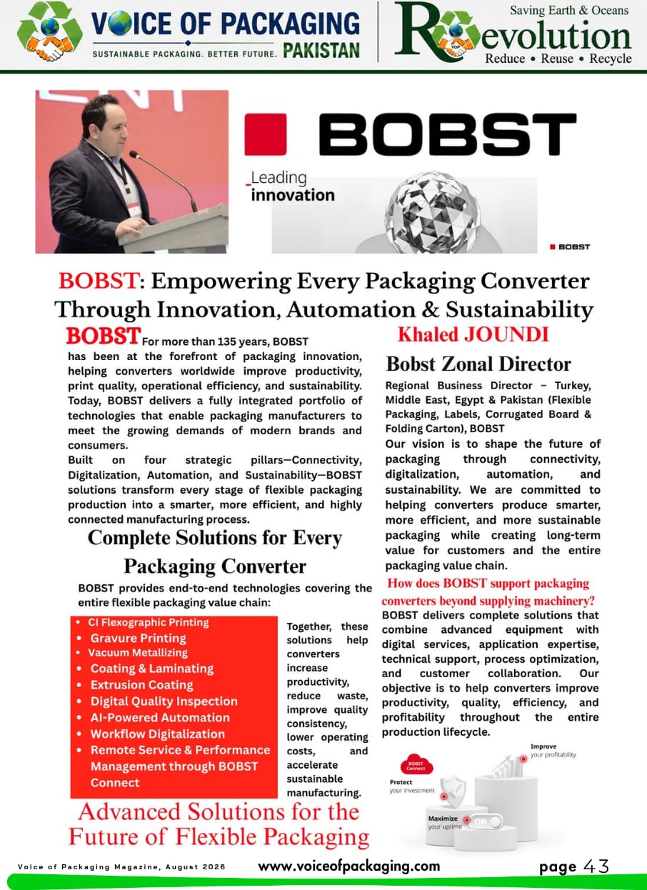 BOBST: Empowering Pakistan’s Packaging Future Through Innovation