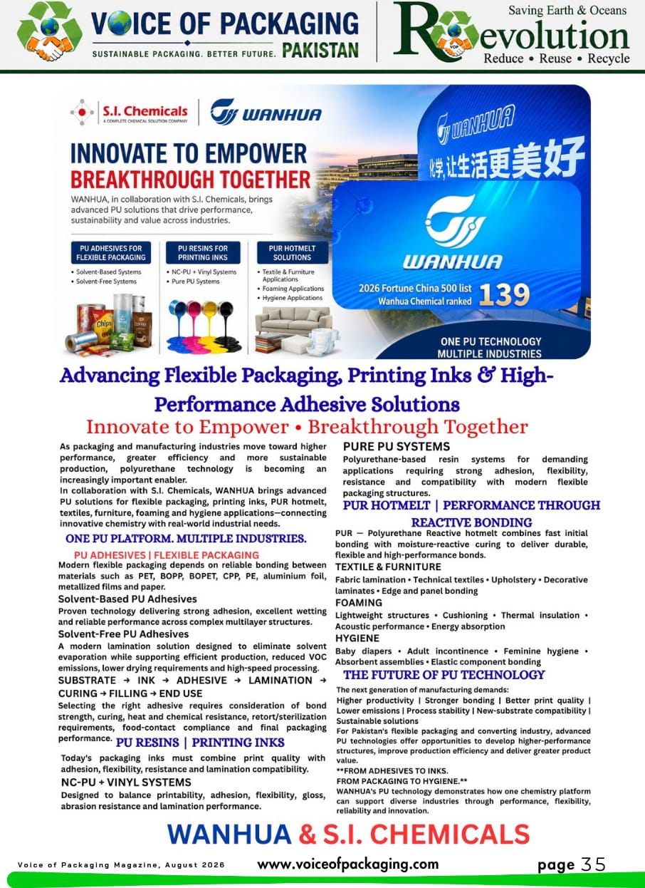 Wanhua Chemical Group S.I. Chemicals PK | INNOVATION THAT CONNECTS INDUSTRIES